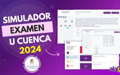 Simulador de examen Universidad de Cuenca 2024