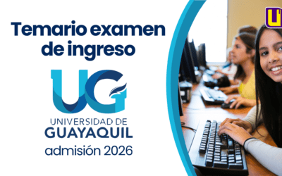 Temario examen Universidad de Guayaquil 2026