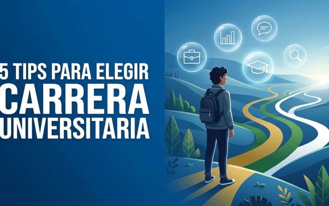 Estudiante de 17 años frente a varios caminos para elegir carrera universitaria